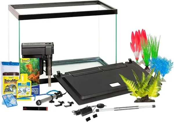 ColorFusion Aquarium 20 Gallon Fish Tank Kit, Includes LED Lighting and Decor - Image 8