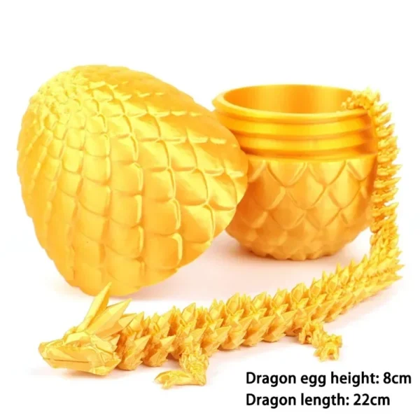 Creative Decompression Dragon Egg Chameleon Pendulum 3D Printing Complete Set of Gifts Colorful Set Toys Colorful Decoration - Image 8