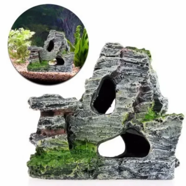 Aquarium Artificial Barrel Cave Resin Ornaments Decorations Landscaping Accessories For Fish Tank Aquarium Decoration Supplies - Image 10