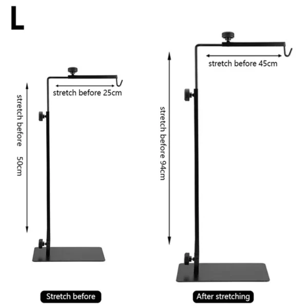 Amphibian Heat Lamp Stand Reptile Adjustable Floor Lampstand Lizard Lighting Supplies Portable Adjustable Lamp Holder - Image 8