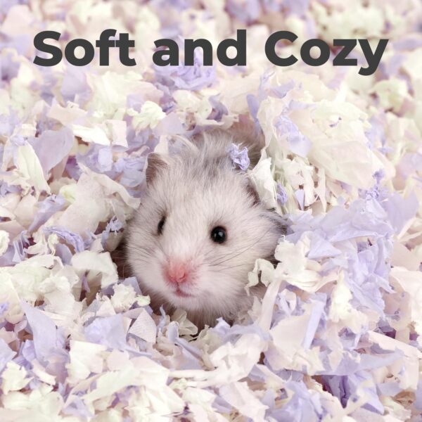 23L/50L Paper Small Pet Bedding Hamster Rabbits Guinea Pigs Odor Control Dust-Free Moisture Absorbent Natural Shavings Bedding - Image 4
