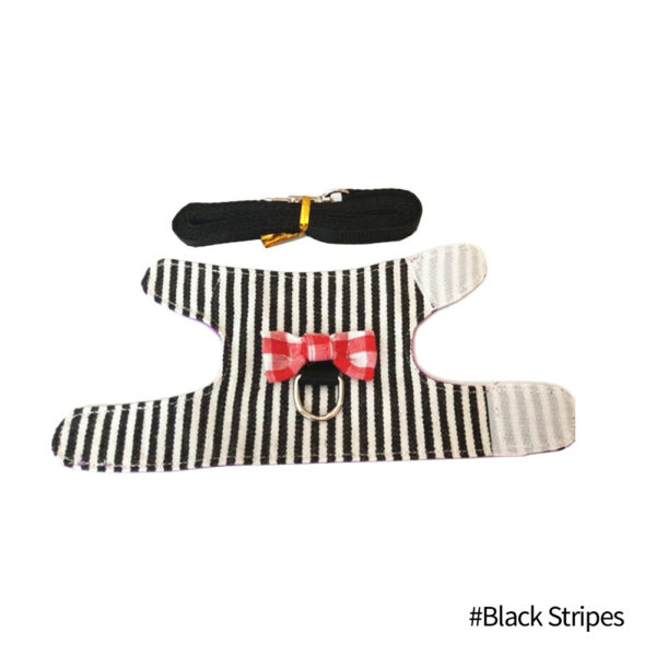 Small Pet Rabbit Harness Vest and Leash Set For Ferret Guinea Pig Bunny Hamster Puppy Bowknot Chest Strap Harness Pet Supplies - Image 7