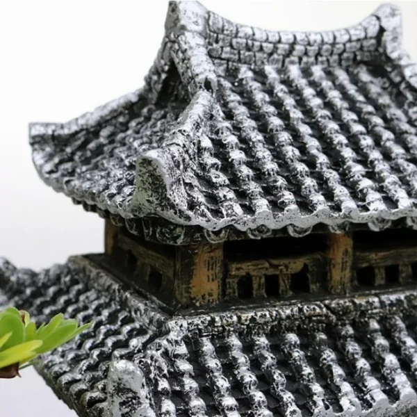 Simulation Decoration Fish Tank Ornament Ornament Resin Aquarium Ornament Fish Tank Landscape House Model Aquarium Ornament - Image 5