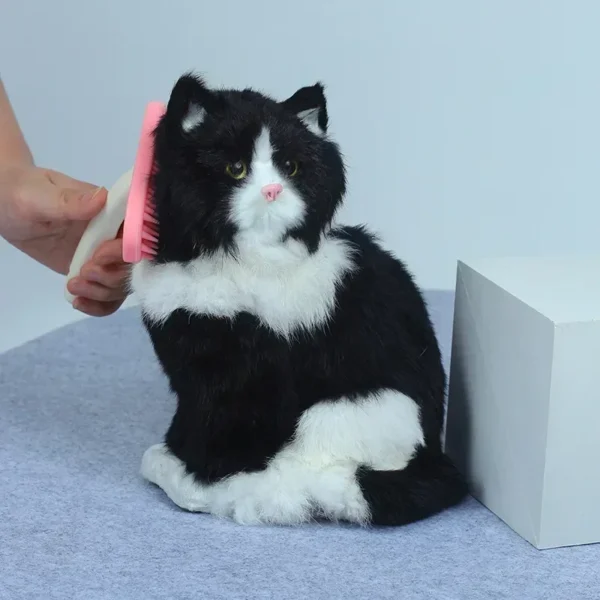 Pet Products Silicone Small Pet Rabbit Grooming Comb Trimmer Brush for Guinea Pig Chinchilla Cleaning Tool - Image 4