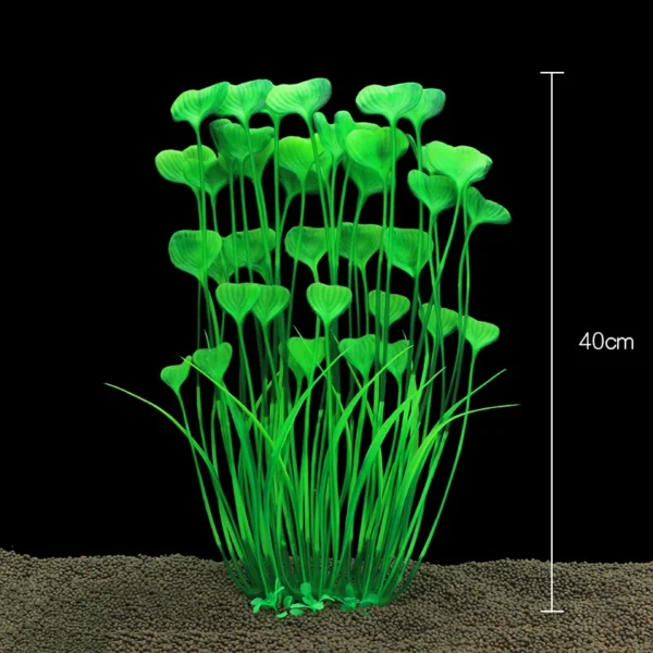 Aquarium Plants Decor Grass Underwater Plastic Artificial Aquatic Plants Ornaments For Fish Tank Aquarium Landscape Decoration - Image 2