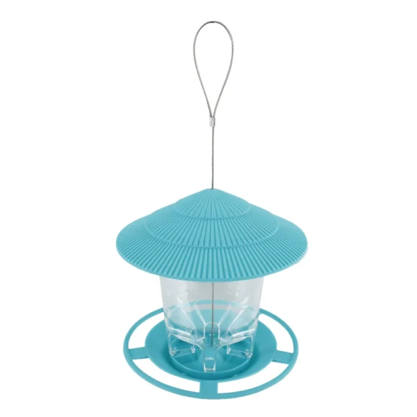 Bird Feeder Automatic Hanging Outdoor Garden Gazebo Wild Bird Feeding Container With Hang Rope House Decor Pet Supplies - Image 7