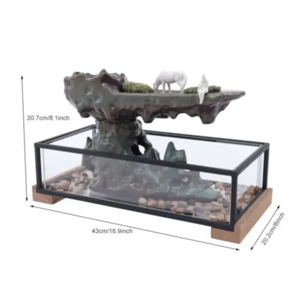 Desktop Fountain With Fish Tank Bedroom Decoration - Image 6