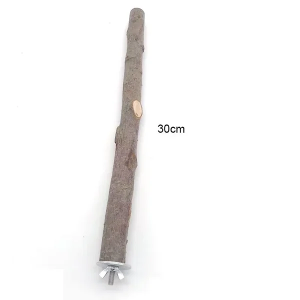 Natural Wood Pet Parrot Raw Wood Fork Tree Branch Stand Rack Squirrel Bird Hamster Branch Perches Chew Bite Toys Stick - Image 7