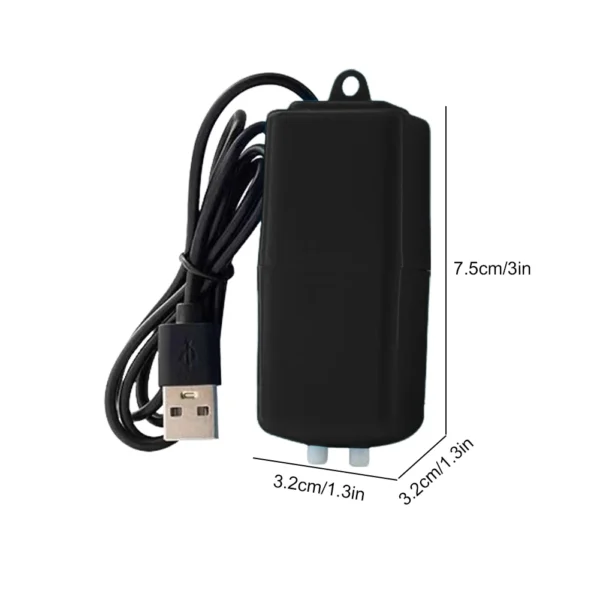 Fish Tank Aerator USB Aquarium Oxygen Air Pump Fish Tank Silent Air Compressor Aerator Portable Fish Tank Accessories - Image 6