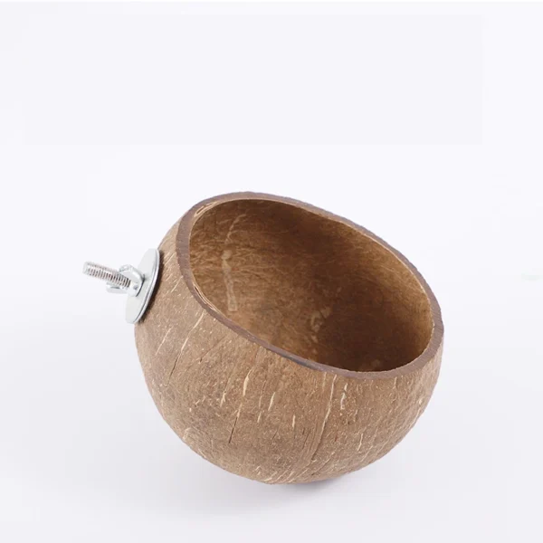 Hamster House Bite-resistant Natural Small Pet Coconut Cages Guinea-pig Hamster Hideout House Toy Wooden House Pet Supplies - Image 11