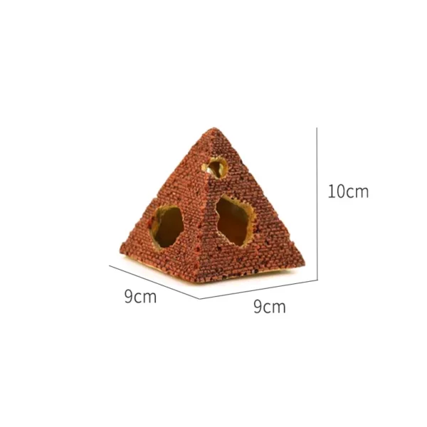 Resin Reptile Hide Cave Terrarium Decoration Lizards Snake Turtle Shelter Hide Rest Cave Reptiles Box Aquarium Landscape Decor - Image 7