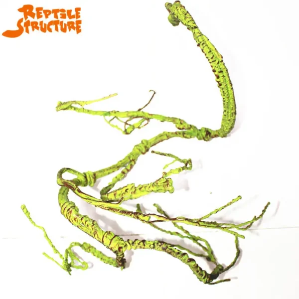 Reptile Landscaping Vine Fake Branches Rainforest Foam Rattan Terrarium Decor Habitat Decoration for Lizard Chameleon - Image 2