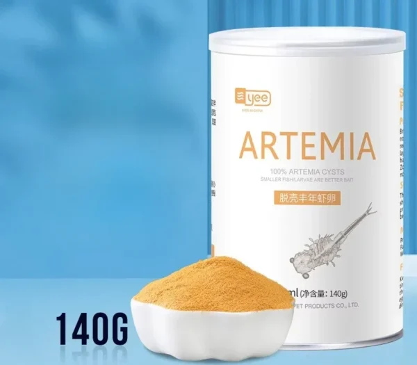 Decapsulated Brine Shrimp Eggs Fish Food for All Picky Tropical Fish Fist Bite Baby Food - Image 4
