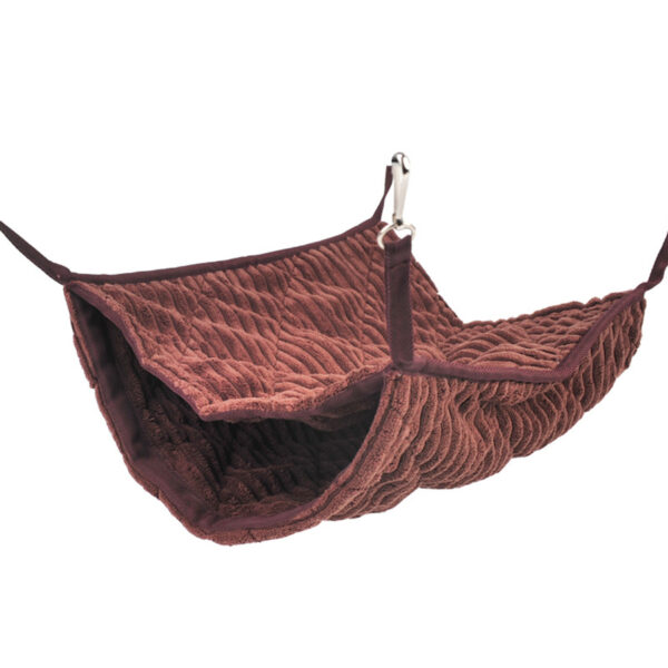 Ferret Hammock for Cage – Double Layer Plush Rat Hammock, Guinea Pig Hammock, Chinchilla Hammock – Small Animal Bed - Image 5