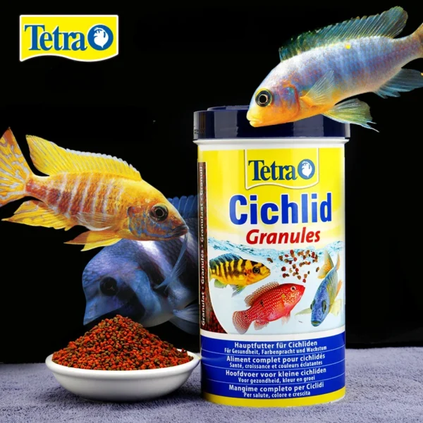Tetra Cichlid Granules Water Premium Formula Tropical Ornamental Fish Food - Image 2