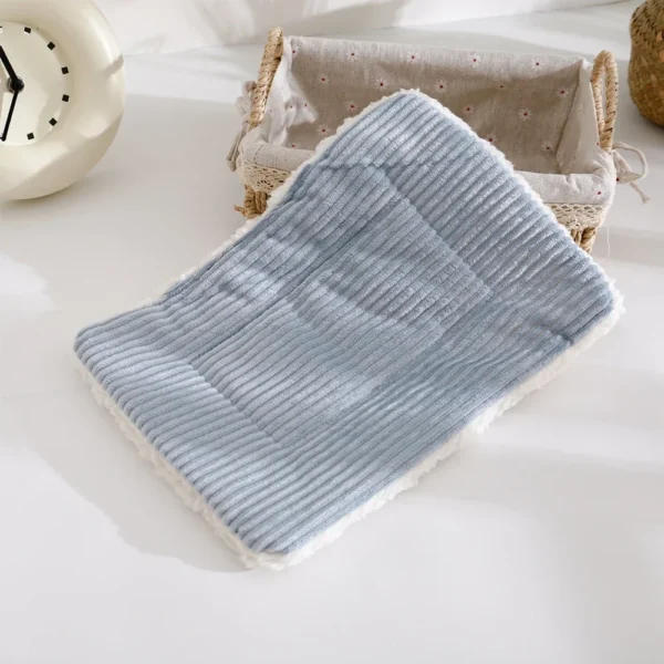 Autumn Winter Warm Solid Fleece Bed Soft Lint Sleep Mat Nest  Plush Mat Bed for Small Animal Hedgehog Hamster Rabbit Bird Mats - Image 8