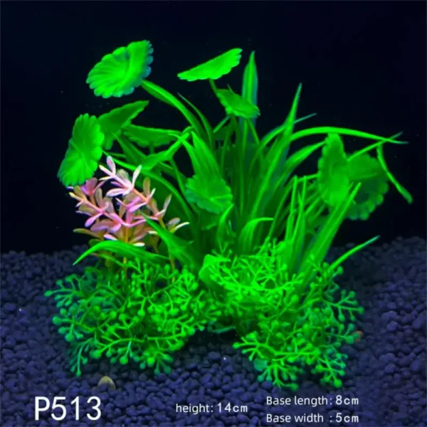 Aquarium Plants Decor Grass Underwater Plastic Artificial Aquatic Plants Ornaments For Fish Tank Aquarium Landscape Decoration - Image 19