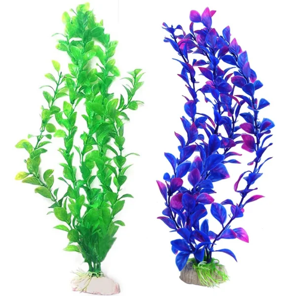 Artificial Underwater Plants Aquarium Decor Plants Fish Tank Landscaping Simulation Plants Water Grass Viewing Decorations - Image 2