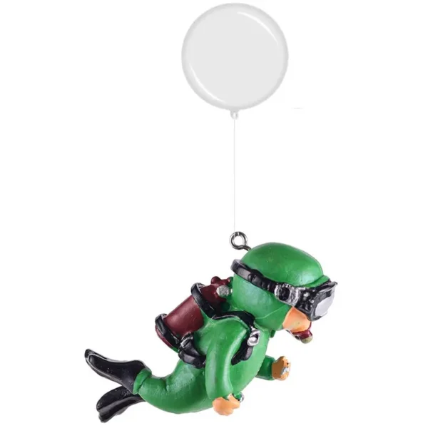 Fish Tank Decoration Resin Landscaping Small Ornaments Mini Diver Glow Aquarium Decor Floating Ball Aquarium Accessories - Image 15