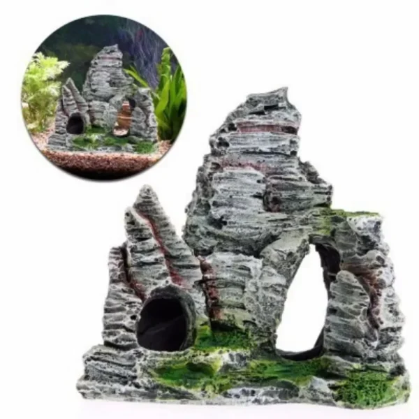 Aquarium Artificial Barrel Cave Resin Ornaments Decorations Landscaping Accessories For Fish Tank Aquarium Decoration Supplies - Image 11