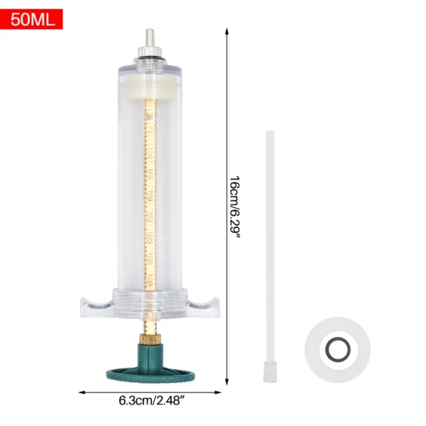 10/20/30/50/100ml Parrot Pigeon Fledgling Feeding Syringe Veterinary Injection Continuouts Bird Feeder Mixing Silicone - Image 7