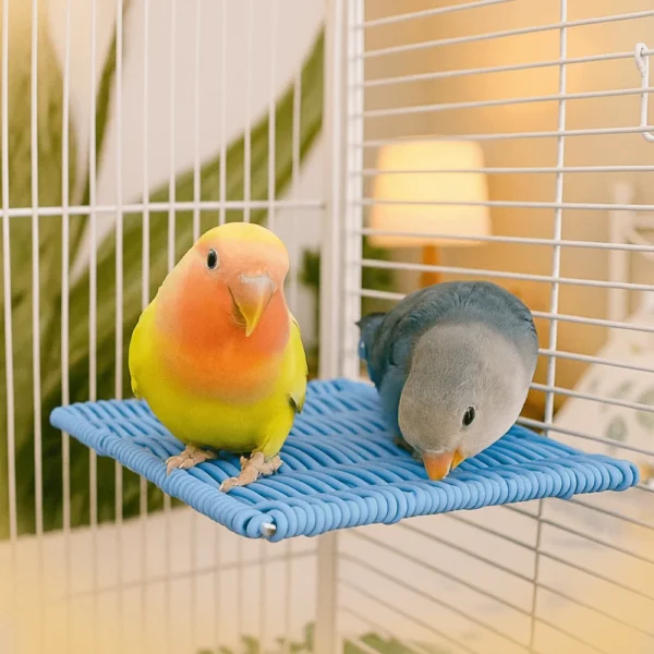 Imitation Vine Parrot Perch Bite Resistant Wear Resistant Bird Resting Stand Breathable Square Bird Jumping Platform Rest - Image 4