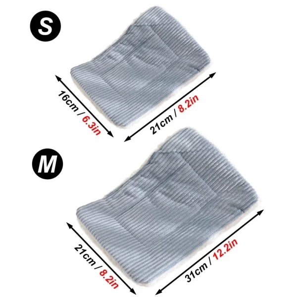Autumn Winter Warm Solid Fleece Bed Soft Lint Sleep Mat Nest  Plush Mat Bed for Small Animal Hedgehog Hamster Rabbit Bird Mats - Image 5