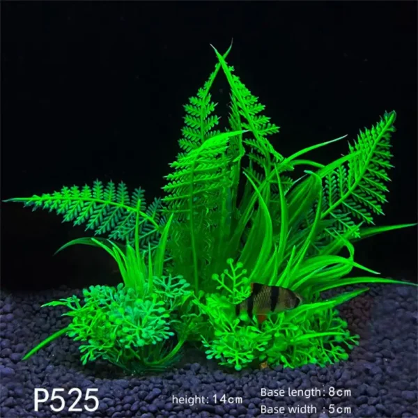 Aquarium Plants Decor Grass Underwater Plastic Artificial Aquatic Plants Ornaments For Fish Tank Aquarium Landscape Decoration - Image 27