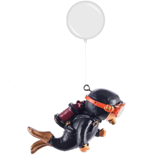 Fish Tank Decoration Resin Landscaping Small Ornaments Mini Diver Glow Aquarium Decor Floating Ball Aquarium Accessories - Image 12