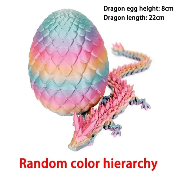 Creative Decompression Dragon Egg Chameleon Pendulum 3D Printing Complete Set of Gifts Colorful Set Toys Colorful Decoration - Image 9
