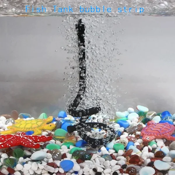 Fish Tank Bubble Strip Oxygenating Air Strip Aquarium Oxygenating Strip Oxygenating Bubble Hose Outlet Strip Air Strip - Image 2