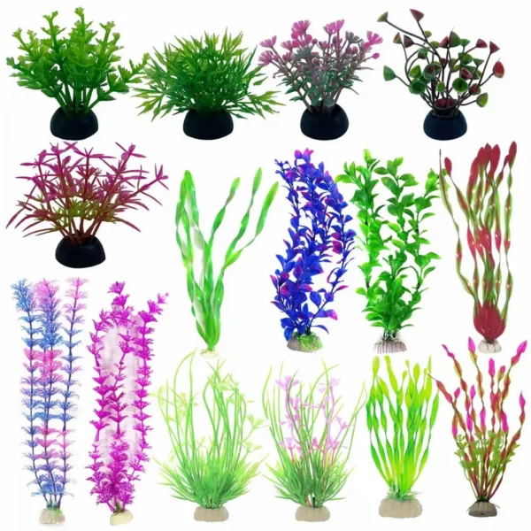 Artificial Underwater Plants Aquarium Decor Plants Fish Tank Landscaping Simulation Plants Water Grass Viewing Decorations - Image 5