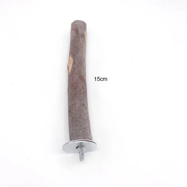 Natural Wood Pet Parrot Raw Wood Fork Tree Branch Stand Rack Squirrel Bird Hamster Branch Perches Chew Bite Toys Stick - Image 17