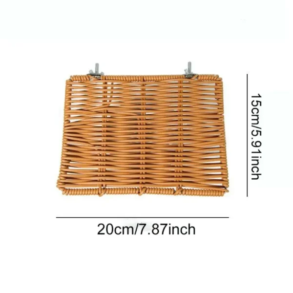 Imitation Vine Parrot Perch Bite Resistant Wear Resistant Bird Resting Stand Breathable Square Bird Jumping Platform Rest - Image 6