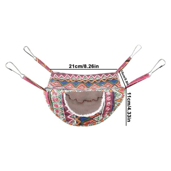 Ferret Hammock Warm Guinea Pig Hammock for Pets Play and Rest Small Animal Bed Cage for Chinchilla Parrot Sugar Glider Ferrets - Image 7