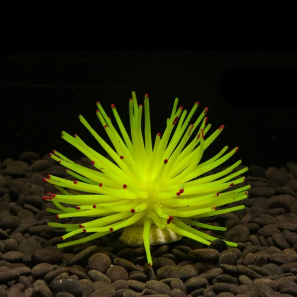 Luminous Simulation Sea Anemone Sea Urchin Silicone Color Coral Plant Aquarium Fish Tank Landscaping Decoration Home Ornaments - Image 7