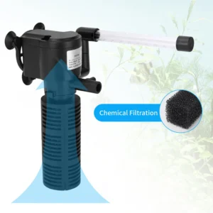 3 in 1 Aquarium Internal Filter Silent Aquarium Water Purifier Aquarium Air Pump Submersible Water Purifier Aquarium Accessories