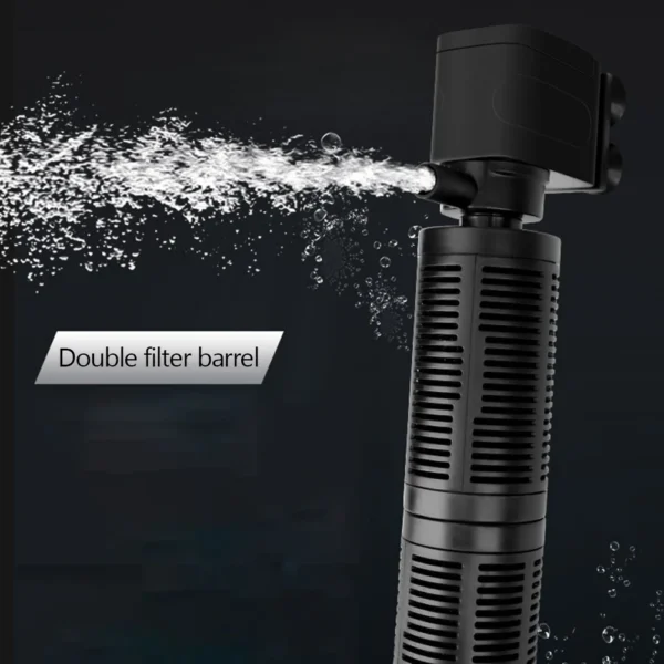 3 in 1 Aquarium Internal Filter Silent Aquarium Water Purifier Aquarium Air Pump Submersible Water Purifier Aquarium Accessories - Image 2