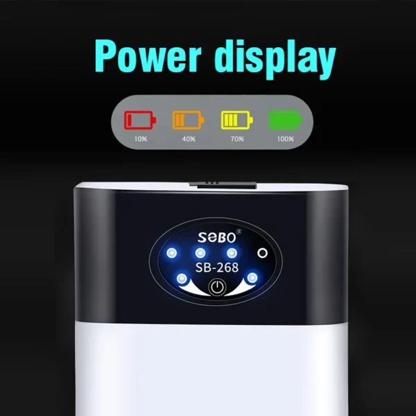 Dual-Purpose Aquarium Oxygen Pump Practical Exhaust USB Charging Portable Ultra Silent Air Compressor for Fish Tank Air Pump - Image 3