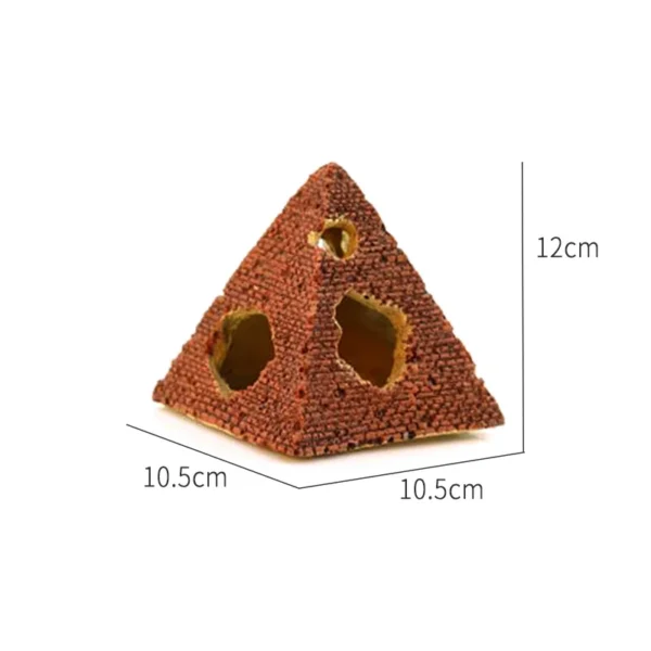 Resin Reptile Hide Cave Terrarium Decoration Lizards Snake Turtle Shelter Hide Rest Cave Reptiles Box Aquarium Landscape Decor - Image 8