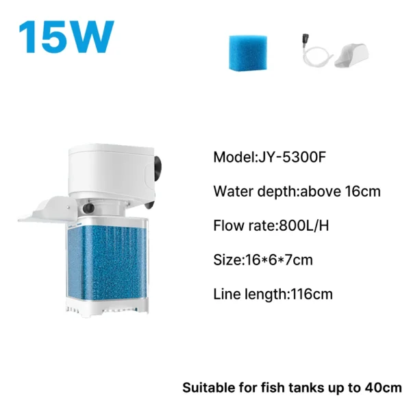 Aquarium Filter Pump Fish Tank Submersible Silent Air Oxygen Aerator Internal Water Pump Aquarium Air Pump Wave Maker 220v - Image 7