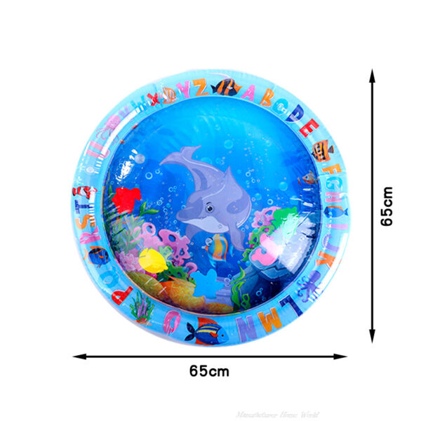 Cat Playing Water Mat Sensory Water Play Mat For Cat Pvc Ocean Fish Crawling Induction Cat Playing Water Mat Interactive Cat Toy - Image 8