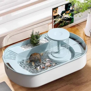 Turtle Terrariums Transparent Turtle Ecological Box Multi-functional Turtles Egg Breeding Box Household Luxury Reptile Terrarium