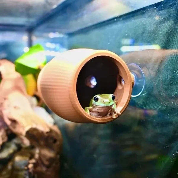 Decoration of cave feeding boxes for reptiles such as cylindrical tree frogs, geckos, lizards, etc - Image 10