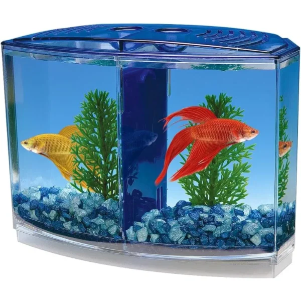 A fish tank suitable for families, with a lid and a partition inside. Suitable for raising small and medium-sized fish - Image 2