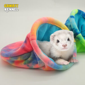 1 pc Random Color Warm Ferret Rat Hammock Cage Cozy Plush Sleeping Bag Hanging Beds House Nest Hamster Accessories Pets Supplies