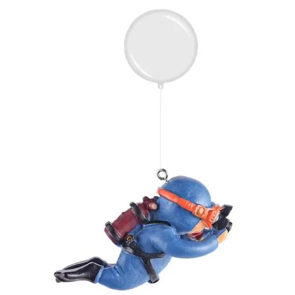 Fish Tank Decoration Resin Landscaping Small Ornaments Mini Diver Glow Aquarium Decor Floating Ball Aquarium Accessories - Image 11