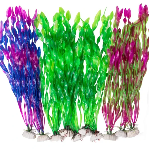 5/10pcs Plastic Aquarium Plants Fish Tank Decorations Artificial Seaweed Water grass Underwater Plants For Aquarium accessories - Image 7