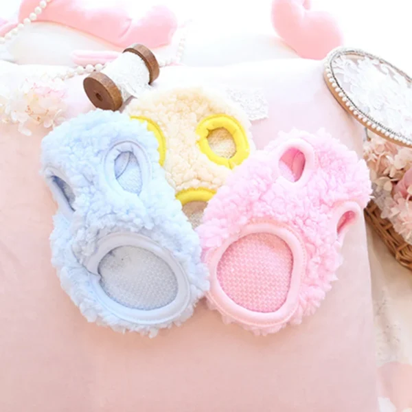 Winter Bunny Kitten Sweater Clothes Warm Velvet Small Animal Pullovers Rabbit Guinea pig Chinchillas Jacket mascotas Clothing - Image 6