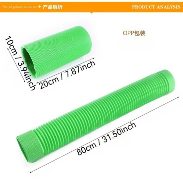 Hamster Freely Extendable Pipe, Totoro, Golden Bear, Channel, Ferret, Pet, Runway Toy - Image 4